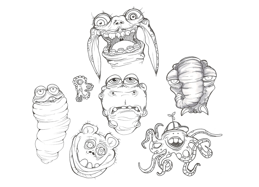 monster-sketches